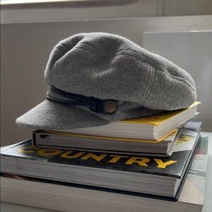 Eugenia Kim Gray Wool Newsboy Cap(new)